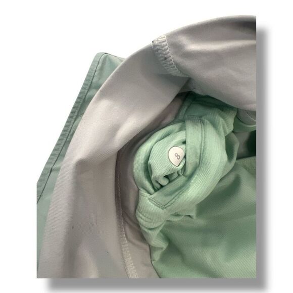 Lululemon Run Pace Athletic Green Shorts Size 8 - Picture 4 of 6